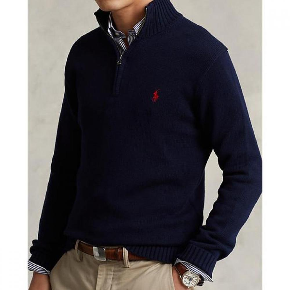 Polo Ralph Lauren Men S Cotton Quarter Zip Sweater mnpoSwe16821411400