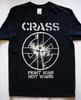 CRASS - Fight War T-Shirt Konflikt Anarchopunk Flux