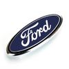 QJFO7 7/9 Inch  Car Front Grille Badge Trunk Cover Sticker Decal For Ford Logo Fiesta ST Fusion Explorer Escape Shelby Edge Kuga MK6