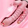 Voksenleker Dildo Vibrator Sexleketøy Tunge slikker Dobbel stang Onani Kanin Vibrator Voksen Sex Produkt Vibrator for kvinner
