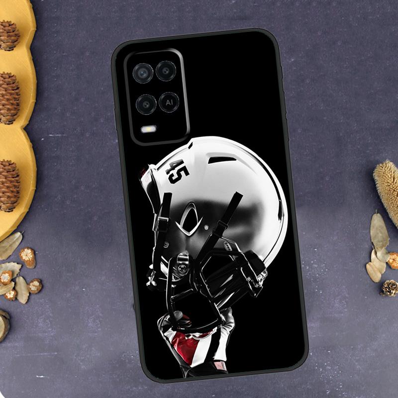 

American Football Phone Case For Oppo A40 A60 A80 A78 A98 A18 A38 A58 A74 A94 A54 A16 A76 A96 A15 A17 A77 A57S OPPO A54 5G