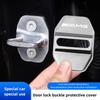 4Pcs Car Door Lock Buckle Cover Protective Case Stickers For Mercedes Benz AMG W213 W206 W205 W204 W212 W203 W223 W246 W222 W169
