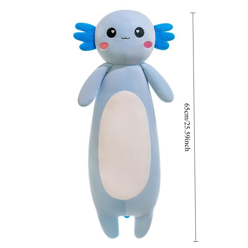 

Cute Large Size Axolotl Plush Doll Pink Salamander Throw Pillow Plushie Toy Stuffed Animal Doll Valentine s Day Gift Home Decor