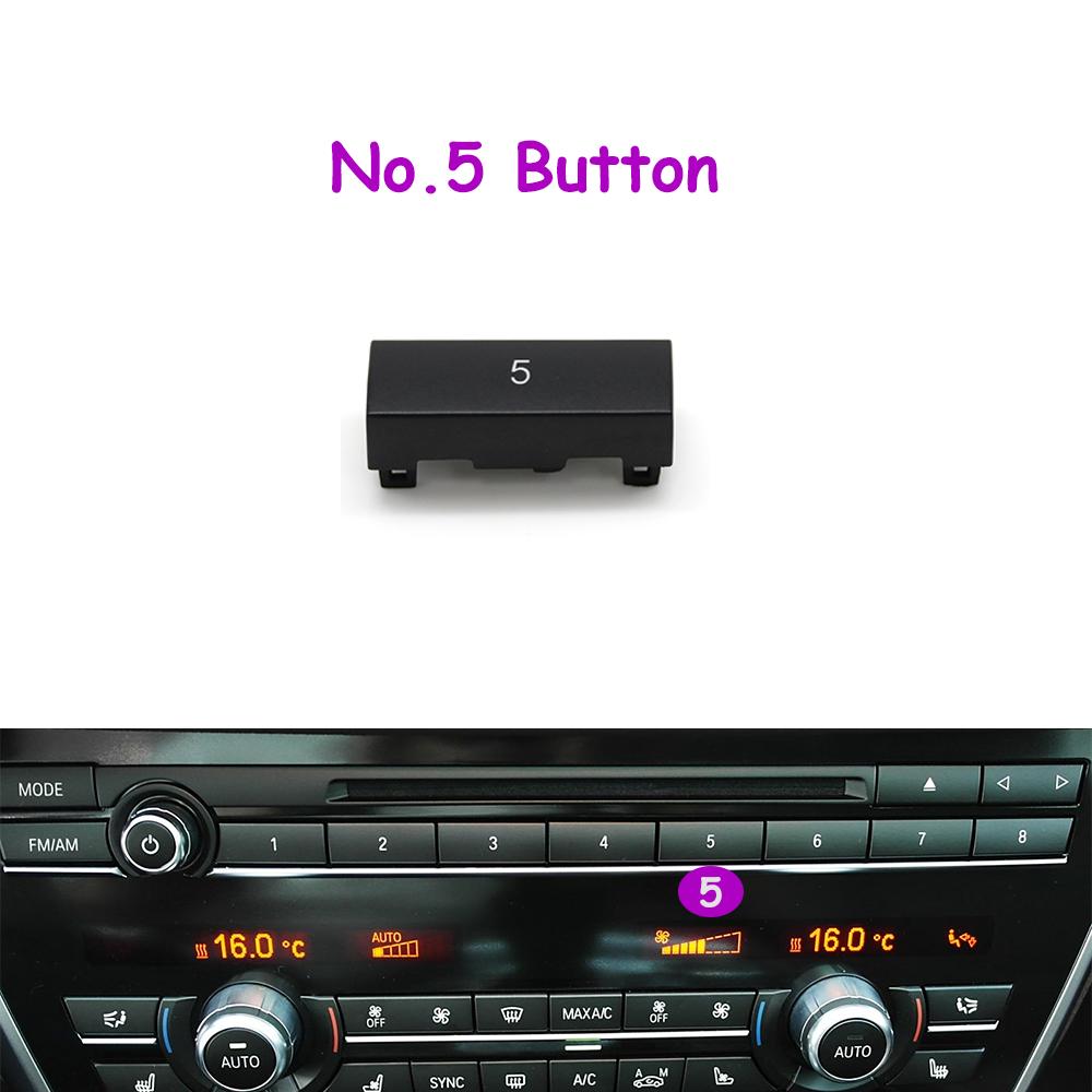 1 Stück F10 F11 F06 F12 F13 F07 F01 F02 F04 Auto Mittelkonsole CD Digital MODE FM/AM Knopf Abdeckung Zierleiste Für BMW 5er 6er 7er 5GT Serie