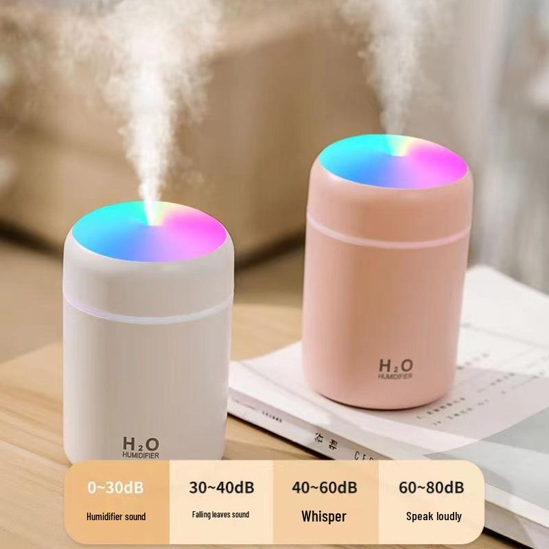Colorful Cup Humidifier: Silent Aroma Diffuser for Car & Home