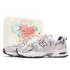 NB 530 Cushioning Abrasion Resistant Cushioning, Wear Resistant Low Top Running Shoes Unisex Dusty Pink MR530SG(Teamfour-S-BOX2)