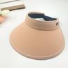 Sun protection cap Foldable women's summer large brim Empty top hat UV protection sun hat Outdoor cycling sun hat