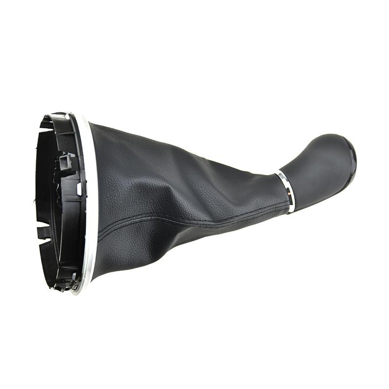 New Gear Shift Knob 5 Speed Lever Change Knob Gaiter Boot Cover Fit For Skoda Roomster 2006-2014 Car Styling