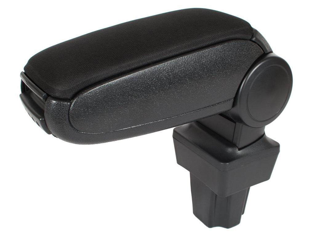 Opel Astra II G 98-05 conjunto de apoio de braço TECIDO PRETO + kit de instalação