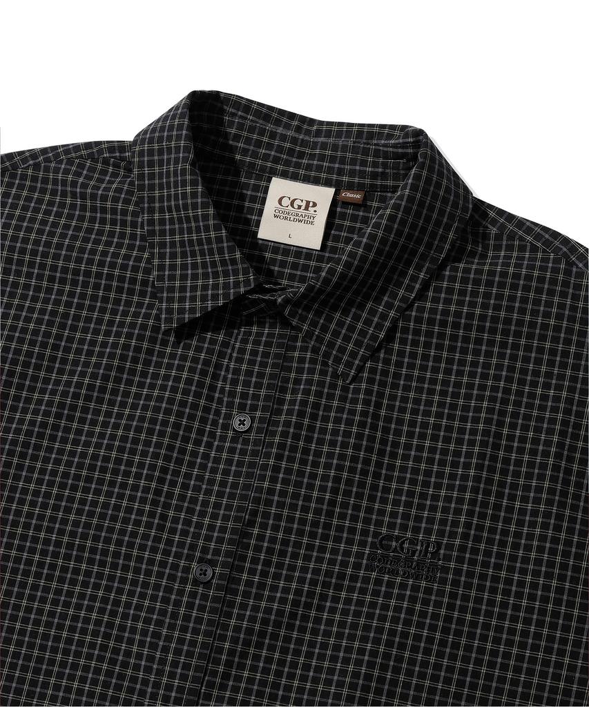 CGP Check Shirt_Black