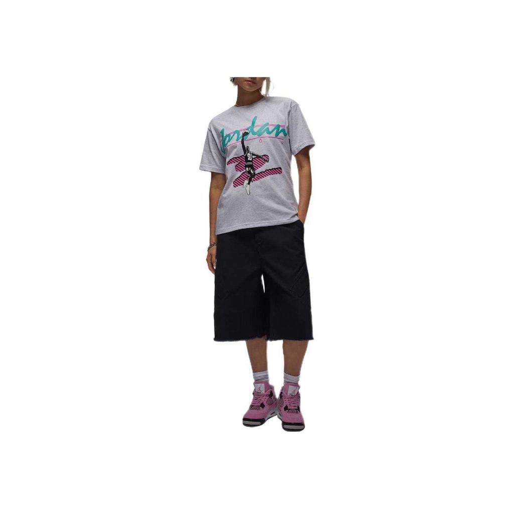 Jordan MVP Fashion Minimalist Beautiful Short Sleeve Raglan T-Shirt Women Tops HJ0130-051