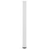 Vidaxl Nogi Do Stolika Kawowego, 4 Szt., Biale, 90-92 Cm, Stal