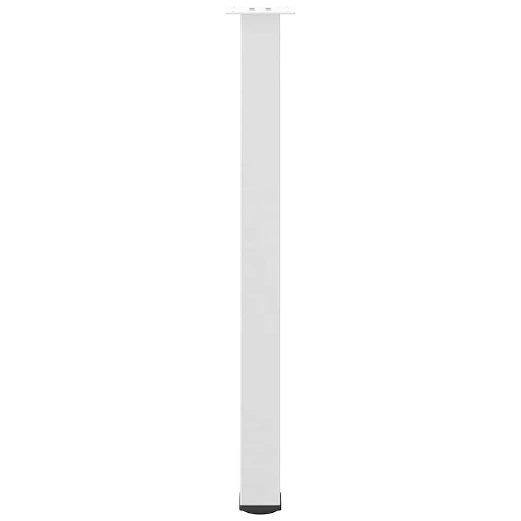 Vidaxl Nogi Do Stolika Kawowego, 4 Szt., Biale, 90-92 Cm, Stal