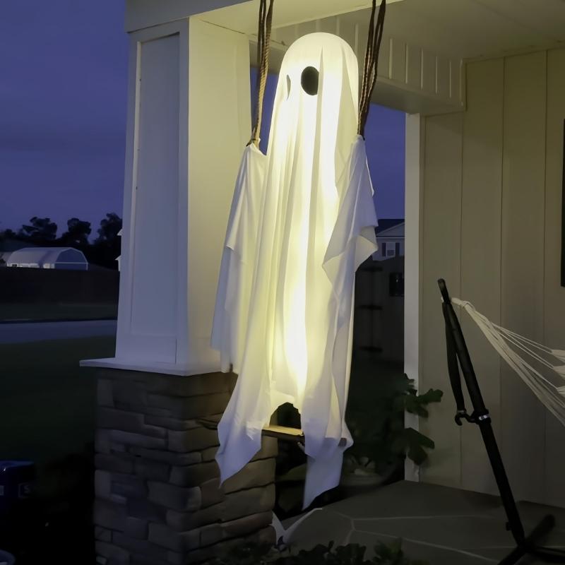 Unique Cloth Specters on Swing Figurine Enchanting Cloth Swing Specters Halloween Accessory for a Haunting Atmosphere