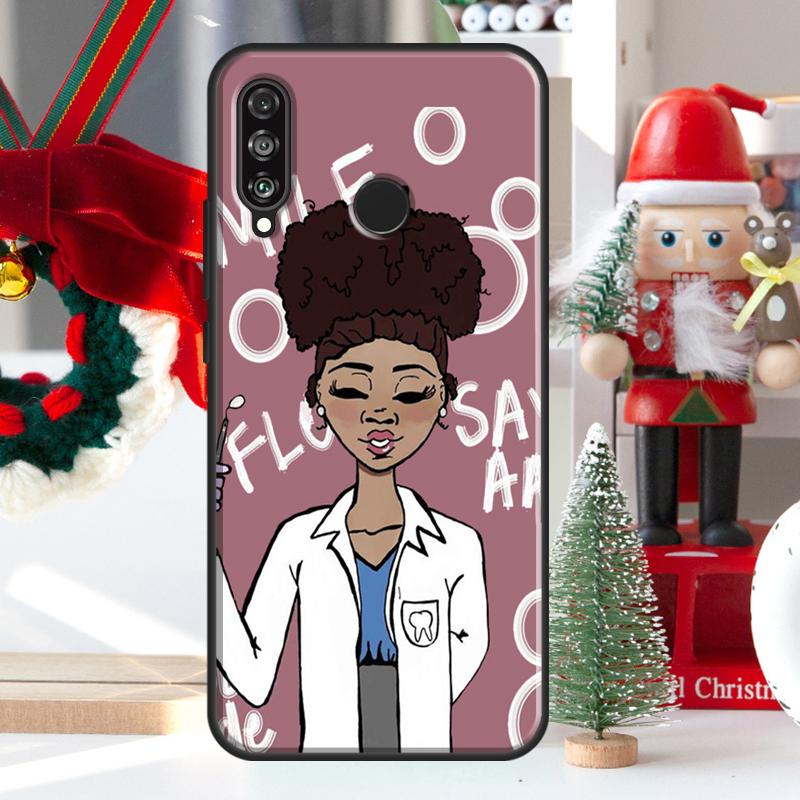 Cute Tooth Dentist For Huawei Nova 7i 8i 11i 12i 12s Y73 Y70 Y90 Y60 Y72 Y61 Y91 9 10 SE P30 Pro P40 Lite Case