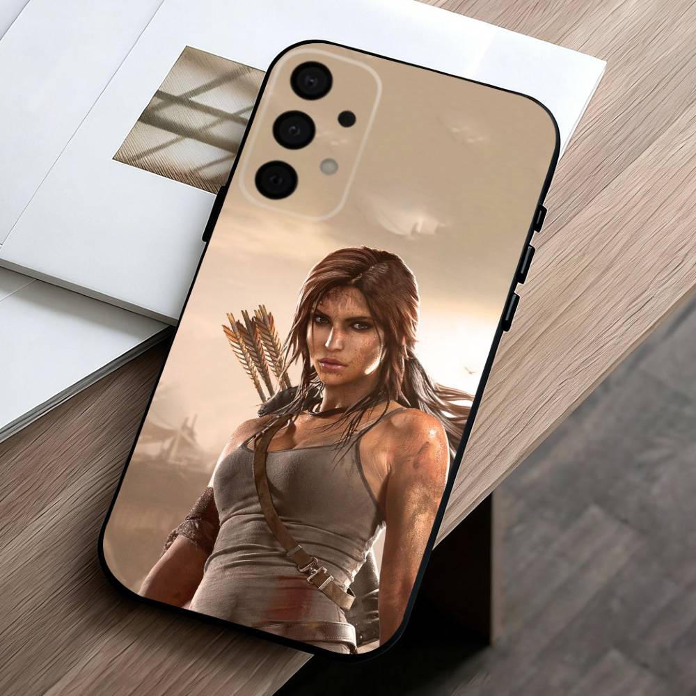 HOT T-Tomb Raider L-Lara Croft  Phone Case For Samsung Galaxy A73,A72,A71,A70,A53,A52,A51,Others Soft Black Cover