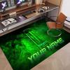 Custom Rug Monster Energy Pattern Print Name Text Soft Non‑Slip Floor Carpet for Home Indoor Decoration