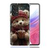 Animal Brown Cute Bear Phone Case For Samsung Galaxy A17 A16 A14 A15 A13 A57 A56 A54 A55 A53 A37 A36 A34 A35 A33 A26 A24 A25 A23