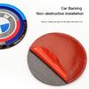 Carbon Fiber Car Emblem iDrive Knob Sticker for BMW X1 X2 X3 X5 X4 X6 X7 G30 G20 G32 G11 G12 F40 F30 F20 F10 F34 - 1 Piece XB5