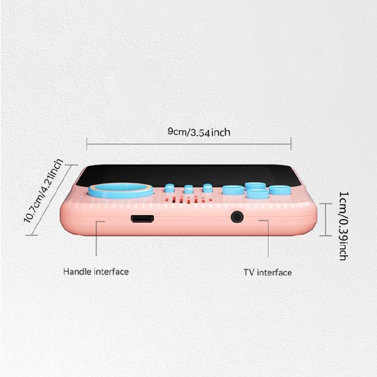 3.5 Inch Retro Video Game Console Built-In 666 Games Interactive Toys for Kids