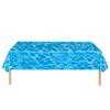 Party Tablecloth Waterproof Disposable Wave Pattern Wear Resistant Wide Application Decorative Plastic Holiday Party Table Runner Decoration Party