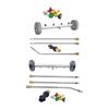 Accessories for Pressure Washers: Nozzles, , Made of Aluminum, Brass And Steel, Cleaning The