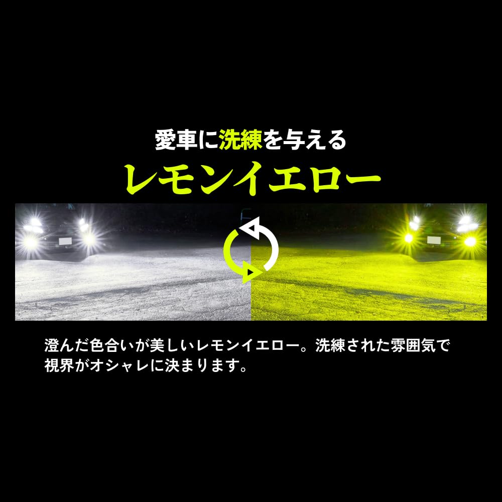 HID Shop HB4 LED Fog Lamp 2 Color Switching White
