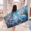 Popular H-Hatsune Singer M-Miku Cute Bath Towel Microfiber Soft Water Absorbing For Girl Kids Decorative Cartoon Beach Towel