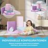 Foam Building Blocks for Children, Promotes Creativity, Faux Leather, 40x40x20 cm, Multicolor, 1-3 Years