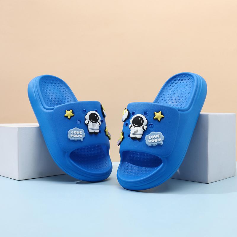 Cartoon Children Slippers Boys Flip Flops Summer Beach Outdoor Sandals Shoes Cute Soft Kids Casual Sports Slides for Boy