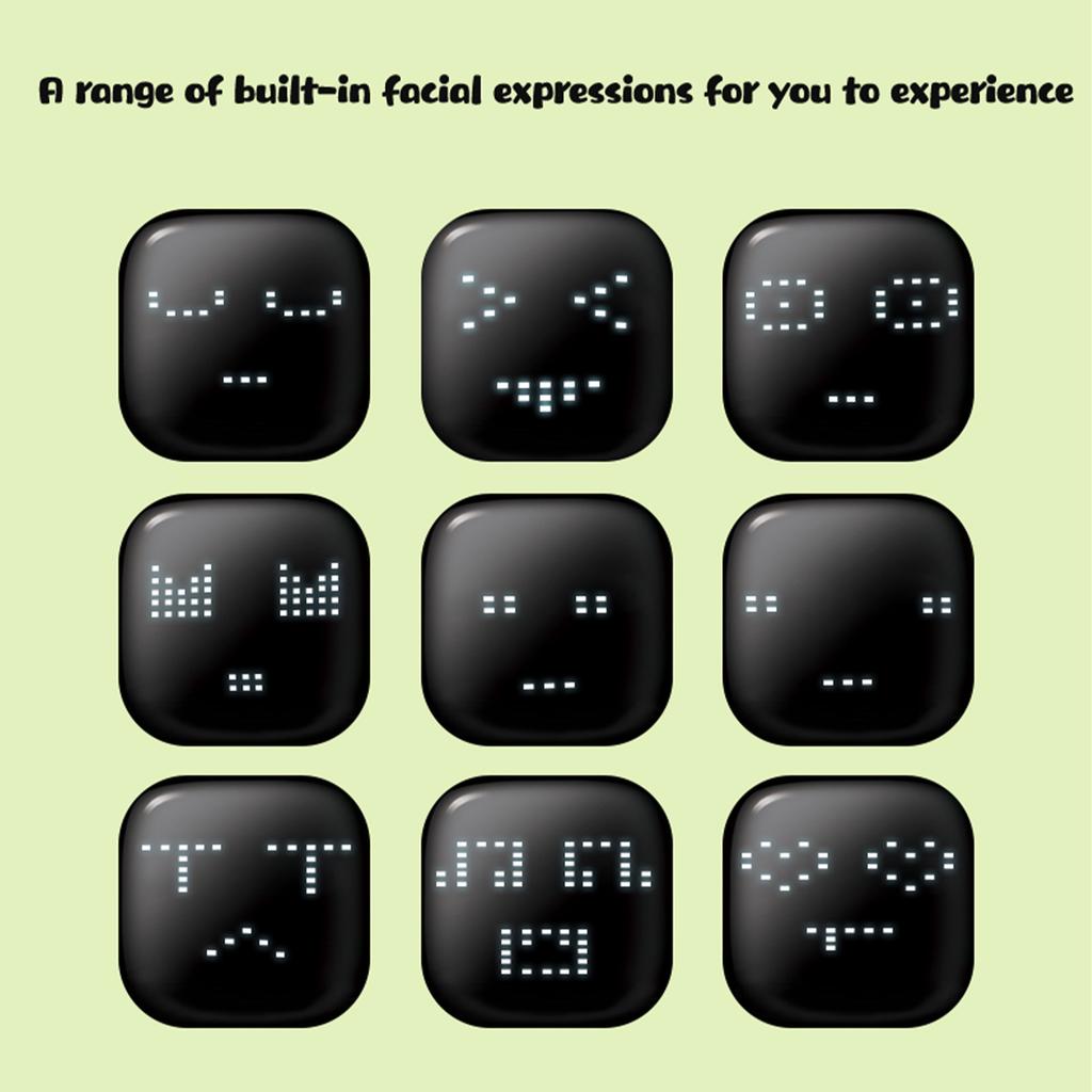 Intelligent Smart Talking Robot with Facial Expression Voice Recording Touch Sensor Gesture Control Mini Robotics