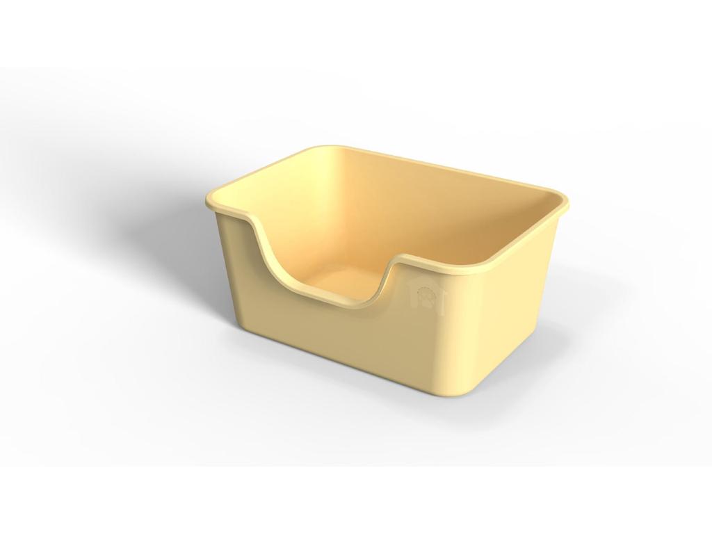 Spacious Thickened Semi-Enclosed Cat Litter Box