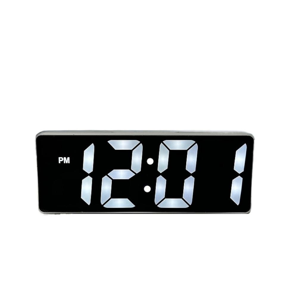 2 Levels Brightness Electronic Table Clock Temperature/Date Display Sleep Timer  Bedroom