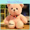 Cute Teddy Bear Plush Toy With Short Pile Fabric For Childrens Birthday Gift