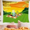 Tapestry da Parete Grande Colorata di Adventure Time Appeso a Parete Appeso a Parete Tappezzerie da Parete Bohémien Lenzuola Appese a Parete Mandala