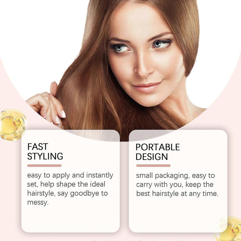 Hoegoa Gloss Hair Wax Stick Creates A Glossy Appearance, Which Is Easy To Clean And Keep Your Hair Fresh. Hair Wax