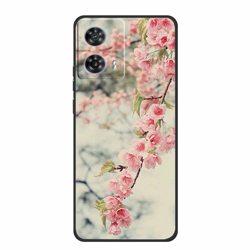 Phone Case For Motorola Edge 50 Fusion Back Cover Case Black Silicone Soft Coque For Moto Edge 50 Fusion Case 6.7" Funda Shell