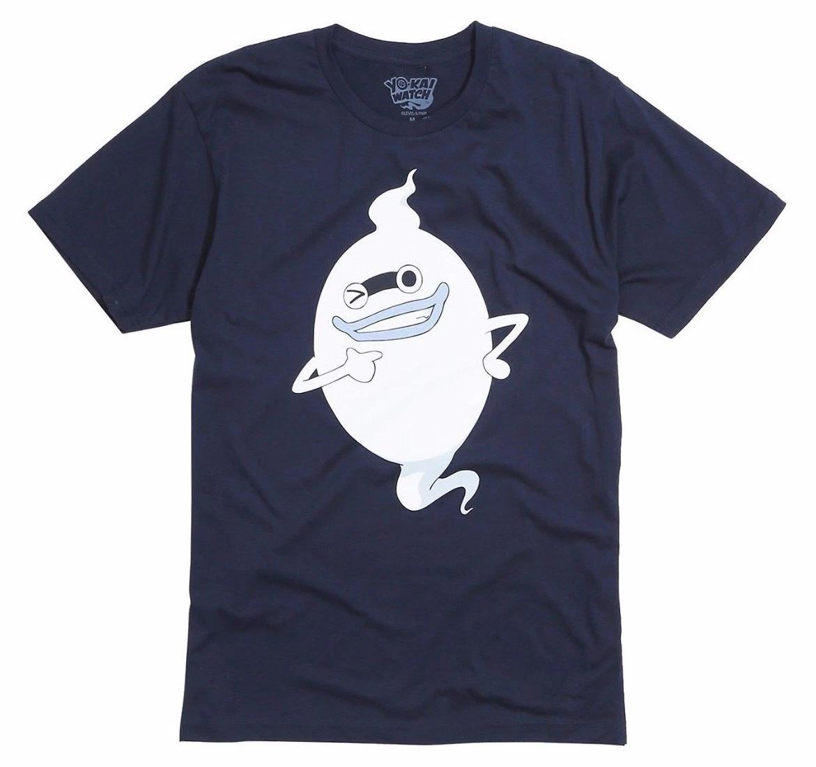 

ANIME Yo-Kai Yokai Watch WHISPER 100% Cotton T-shirt Mens Tees Top NWT 100% Authentic & Official 3XL