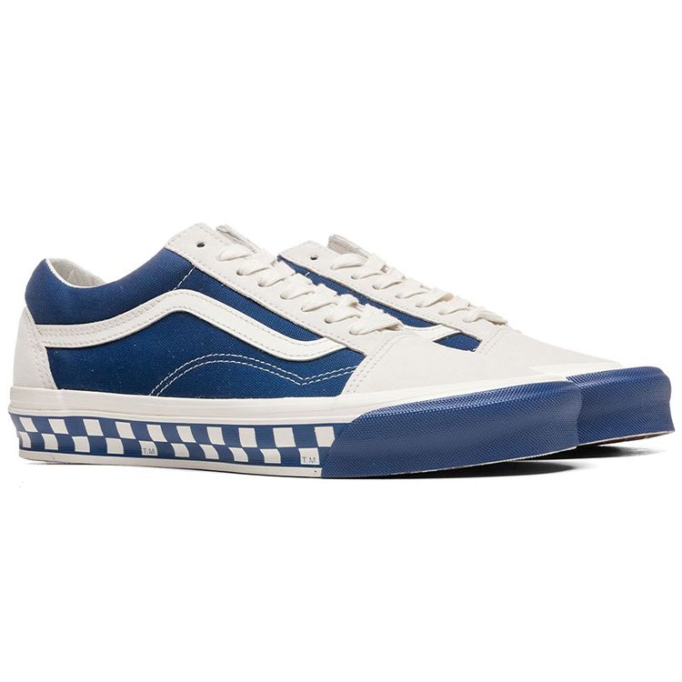 Vans OG Old Skool LX Bumper Cars - Unisex tenisky Marshmallow True Blue VN0A4P3X4O4