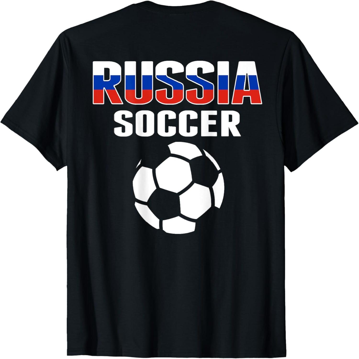 Proud Russia Soccer Lovers Jersey - Russian Football Fans T-Shirt S разноцветный