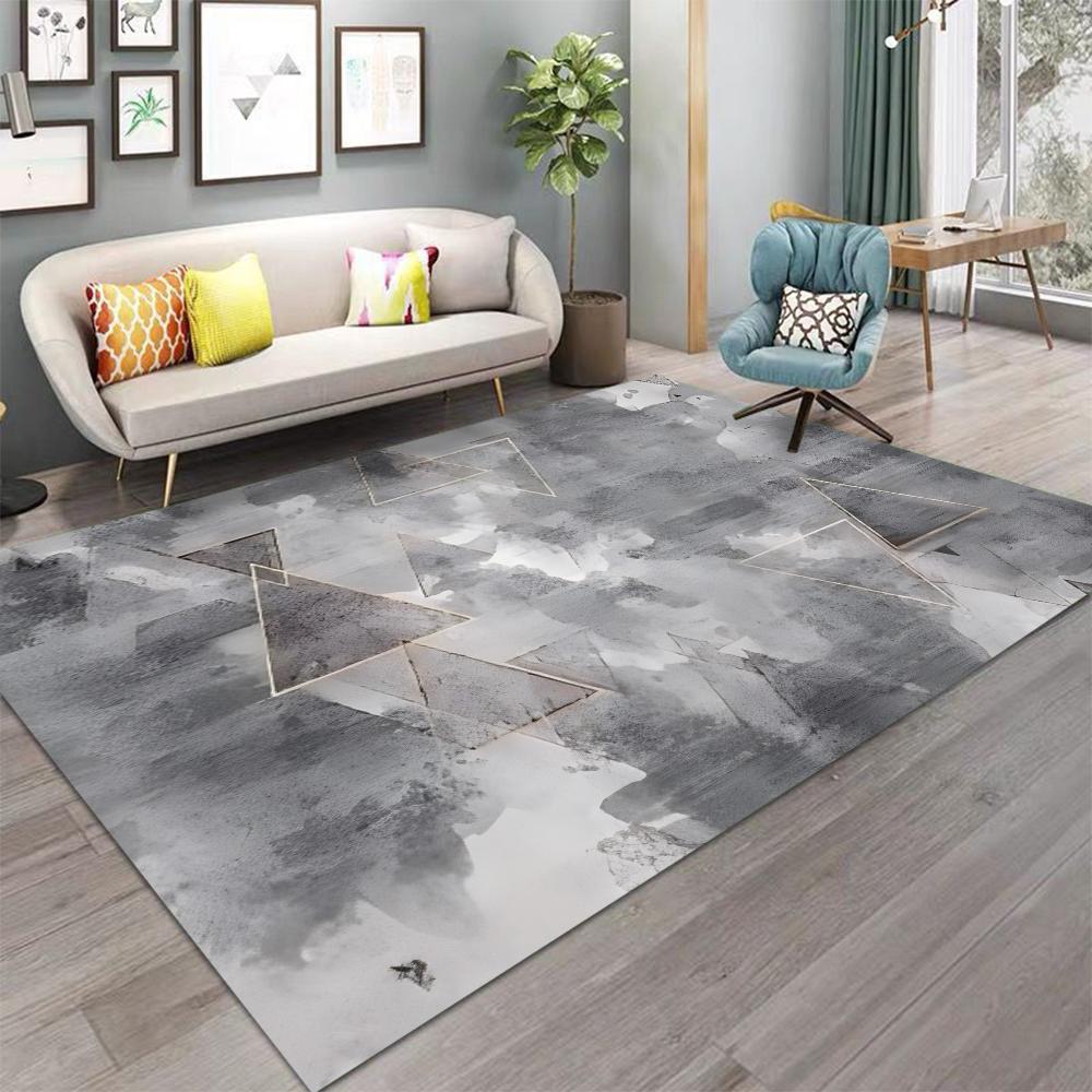 

Серый Ковер Современный Ковер для Гостиной для Спальни Стула Коврик для Ванной Комнаты Моющийся Декор для Столовой Спальни Напольный Коврик 40x60cm
