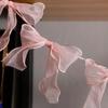 Top Quality Pink Bowknot Banner Hanging Pendant Garlands For Girls Princess Birthday Party Decor Baby Shower Wedding Party Photo