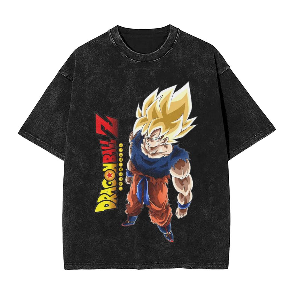 DragonBall Z Master Roshi Printed Tshirt Mens and Womens Washed Tshirt High Quality Vintage Cotton Tshirt YK Tops