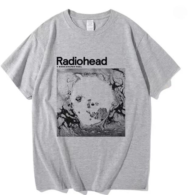 

A Moon Shaped Pool T Shirt Radiohead UnisexWomen Harajuku Vintage Graphic 100 Cotton T Shirt Classic Unisex High Quality T Shirts 4XL