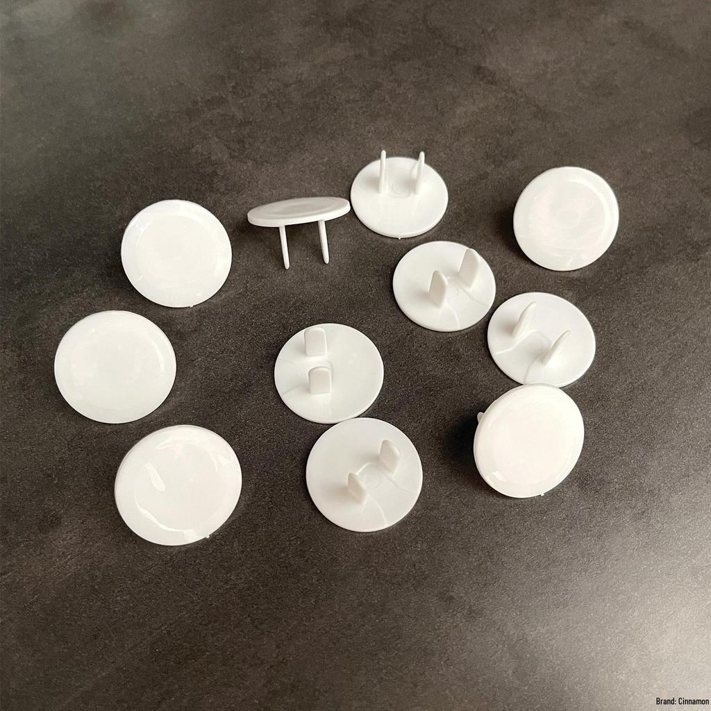 US Standard Child Safety Anti-Electric Shock Socket Cover for Infants and Toddlers, 2-Prong 3-Hole Protection