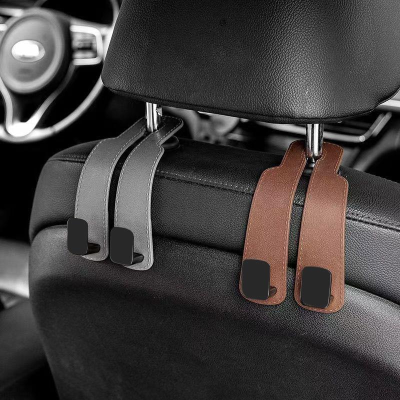 Car Headrest Hooks Hanger For Bags Seat Back Organizer Holder Clips Auto Fastener Hooks Car St
