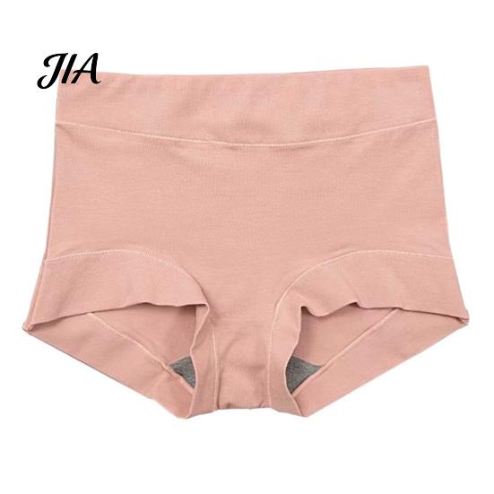 Tummy Control Underwear Women High Waist Boyshorts, Full Coverage Seamless Boxer Mid Rise Briefs Panties, Solid Color Stretch Breathable Comfortable