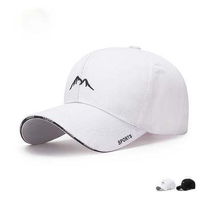 Spring and Summer New Embroidered Mountain Shade Baseball Cap Female Internet Celebrity Fashion Sandwich Sandwich Brim Letter Cap