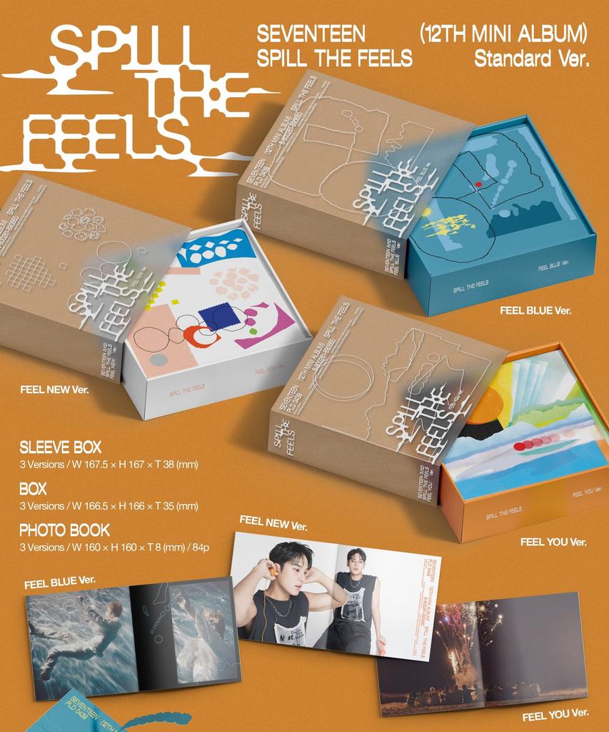 SEVENTEEN 12th Mini THE [SPILL FEELS] (Korean Edition)