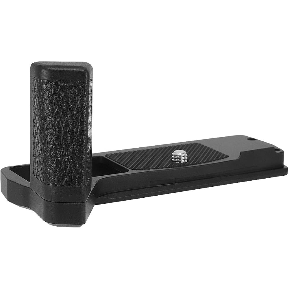 Haoge HG-EM5III Quick Release Plate Camera Bracket Holder Hand Grip for Olympus OM-D E-M5 Mark III, Arca Swiss, Sunwayfoto, Kirk RRS Benro
